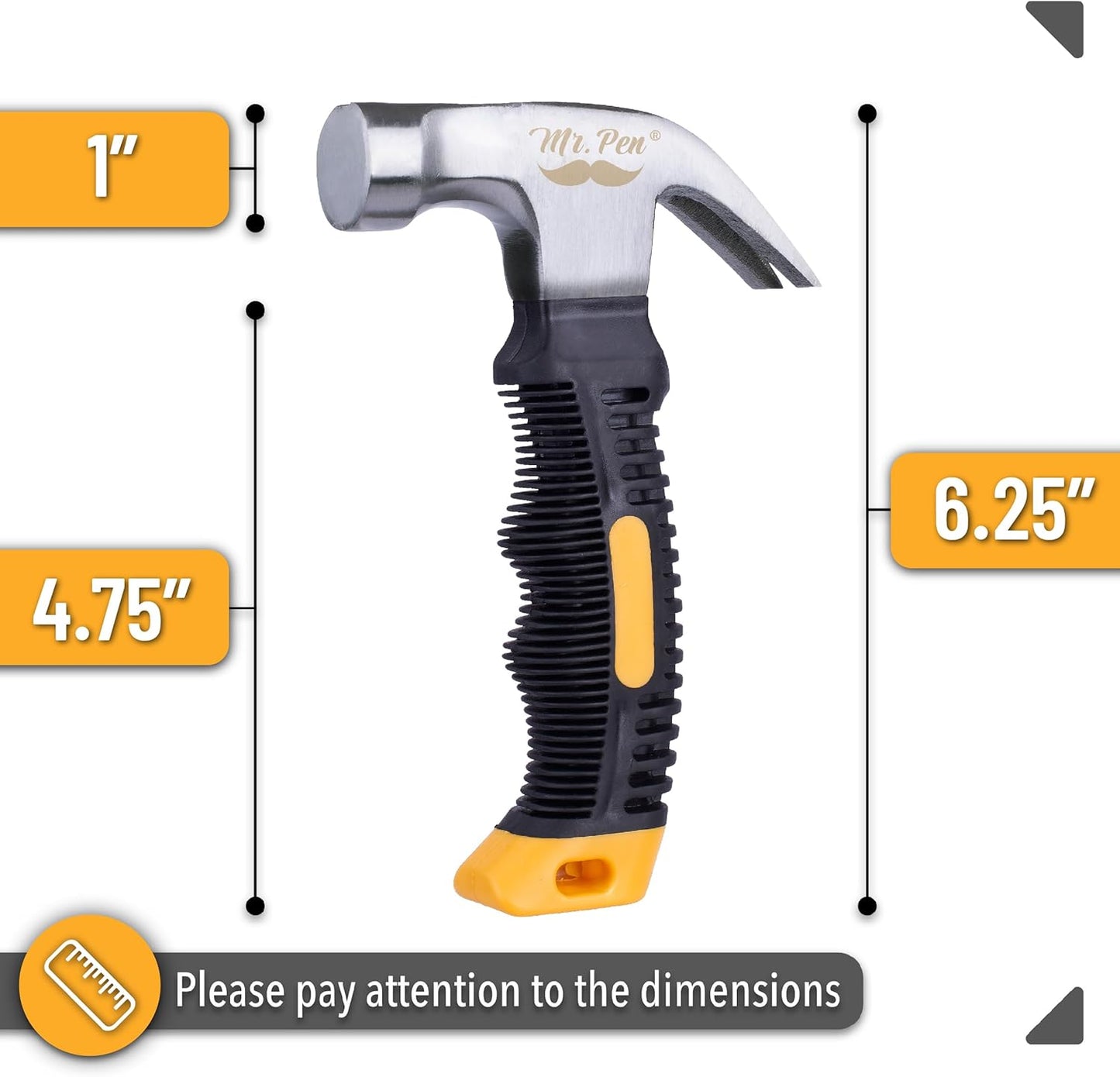 high density carbon steel head with anti-rust finish