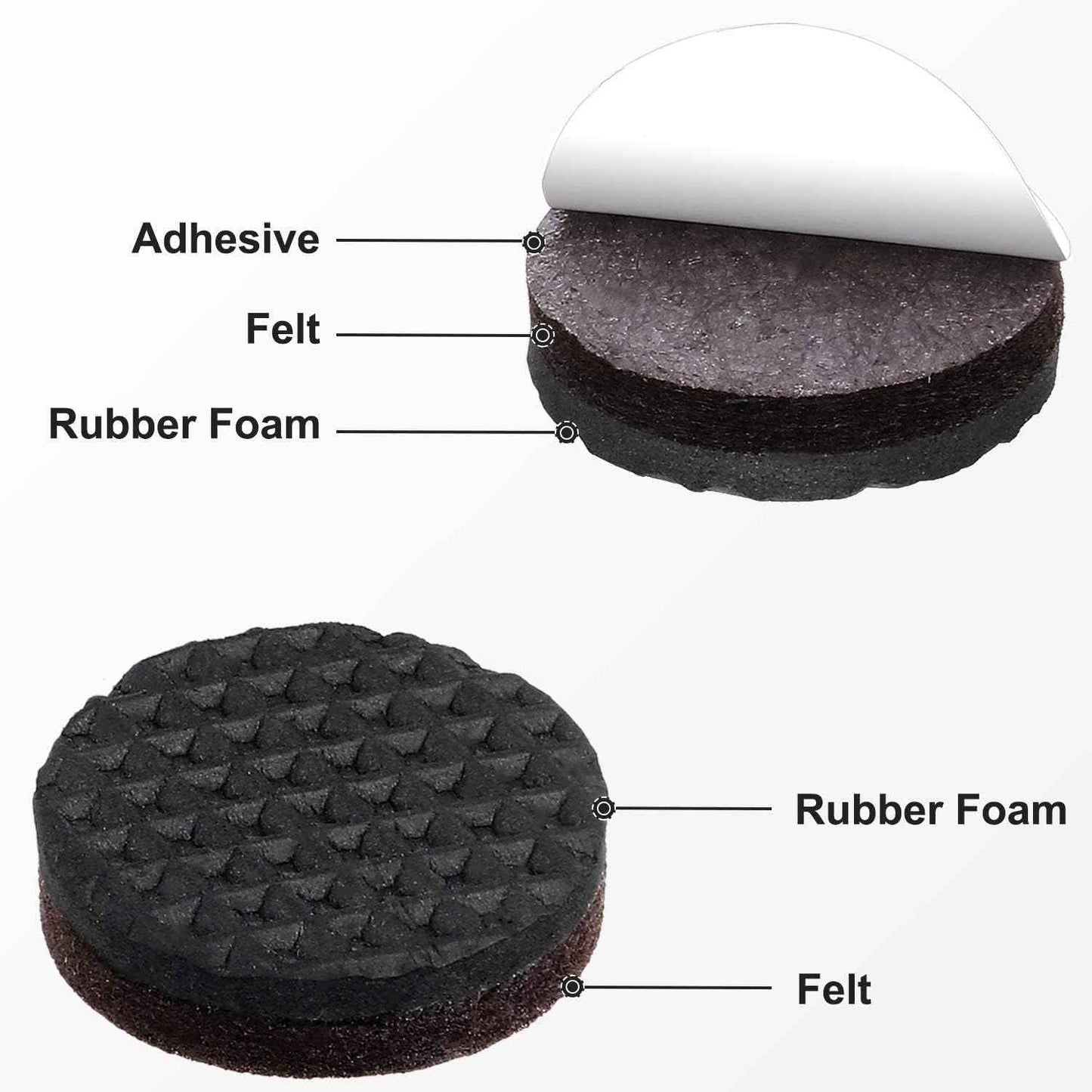 Yelanon Furniture Pads – Clean-Looking Hardwood Floor Protectors for an Uncluttered Home