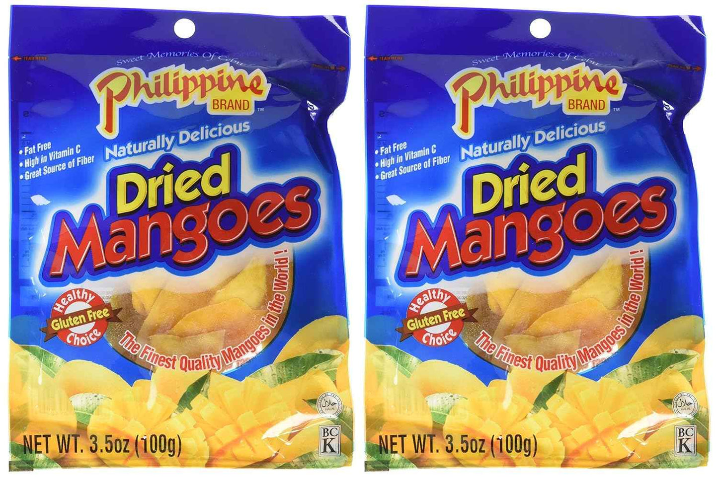 Philippine Brand Dried Mangoes – Lunchbox-Friendly Snack for Kids' School Days