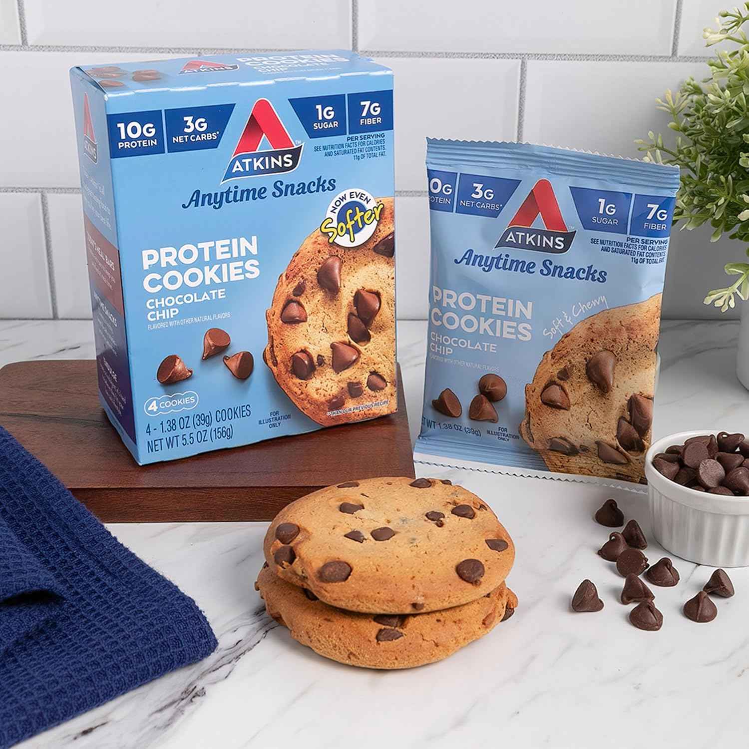 Atkins Chocolate Chip Protein Cookie – Thoughtful Keto Gift for the Low-Carb Dieter in Your Life