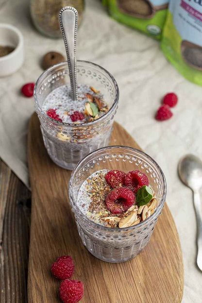Carrington Farms Flax Chia Blend – Plant-Based Omega-3 for Mindful Morning Nutrition, USDA Organic Superfood for Self-Care