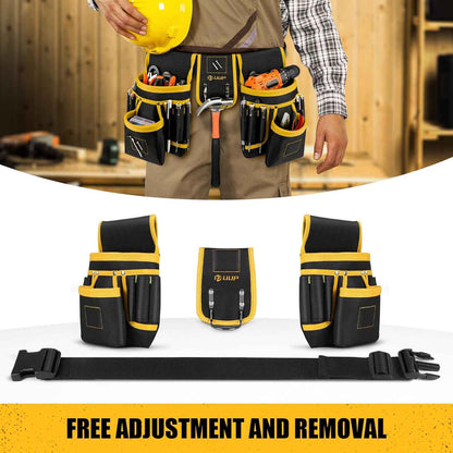 UUP Magnetic Tool Belt for Men – Thoughtful Valentine's Day Gift for Husband, Heavy Duty 26 Pocket Tool Pouch for Carpenters and Electricians