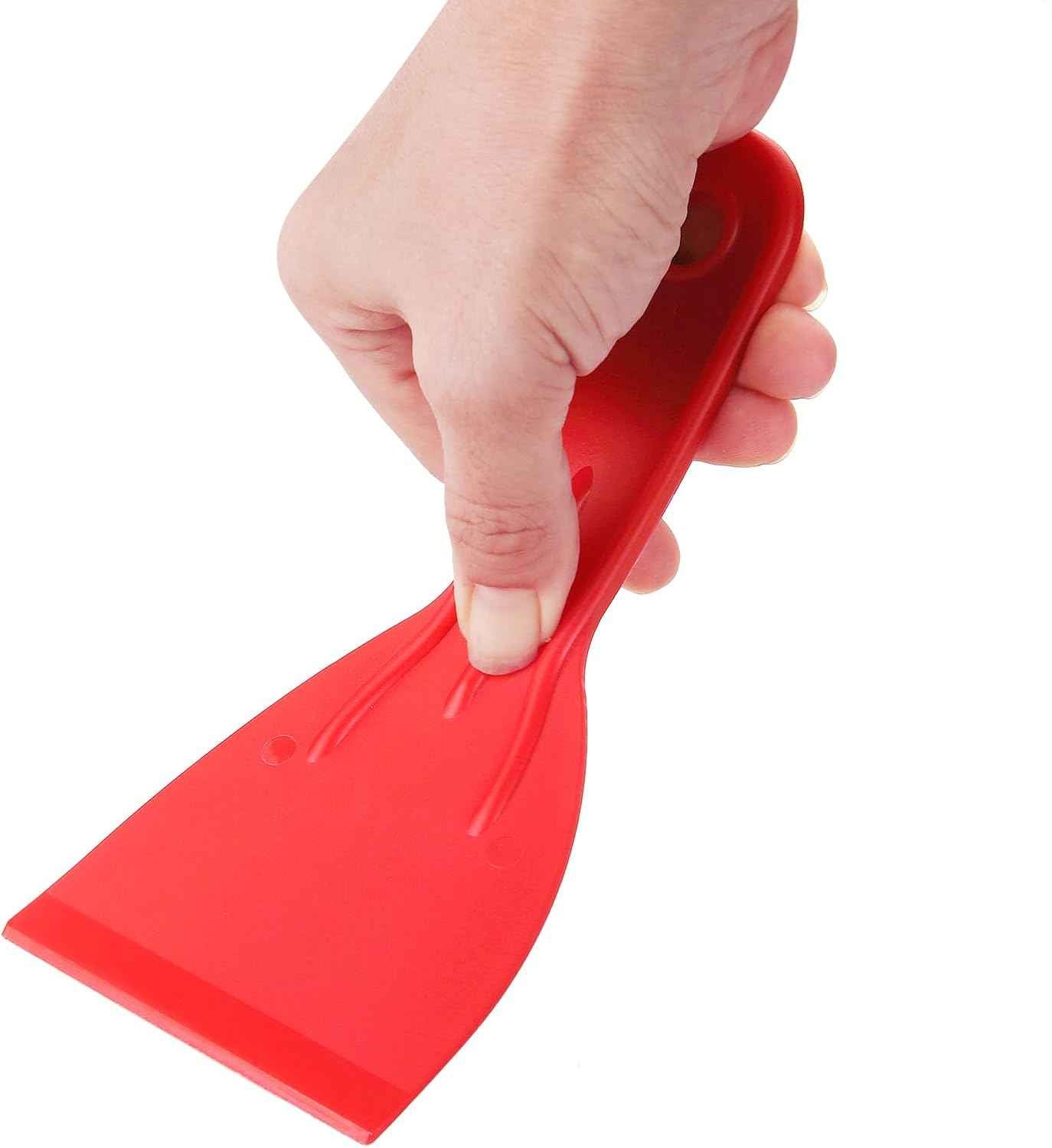 3-Piece Plastic Putty Knife Set – Streamlined Spackling and Spreading Tools for Intentional Living Spaces