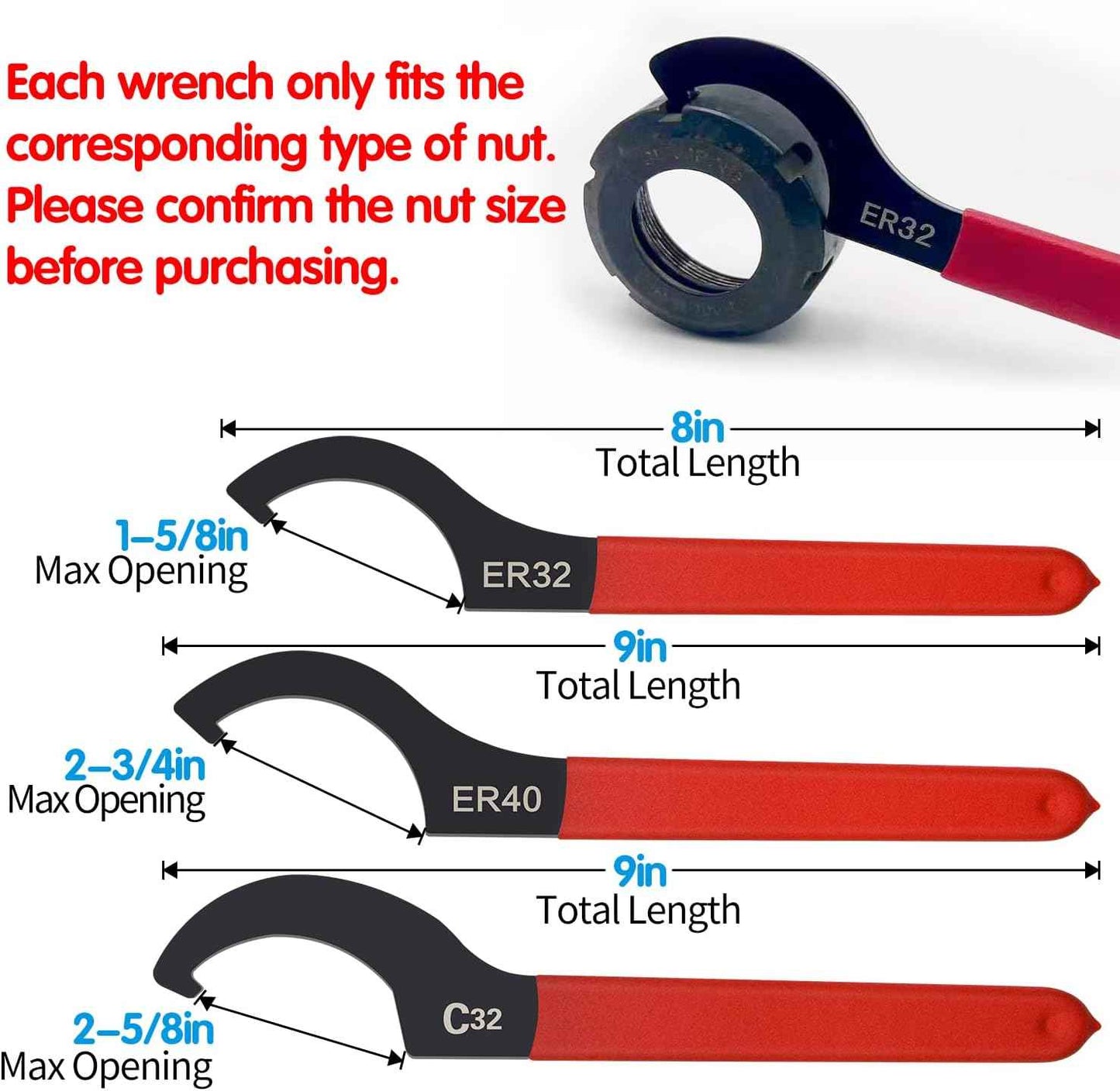 [Brand] 6-Piece Coilover Spanner Wrench Kit – Practical Gift for Car Enthusiasts and Hobbyist Mechanics