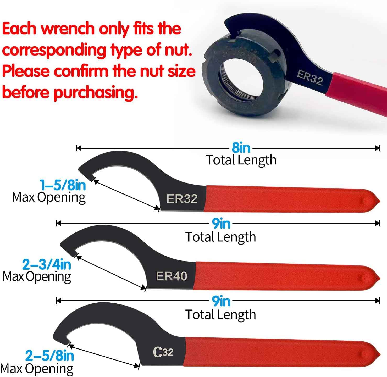 [Brand] 6-Piece Coilover Spanner Wrench Kit – Practical Gift for Car Enthusiasts and Hobbyist Mechanics
