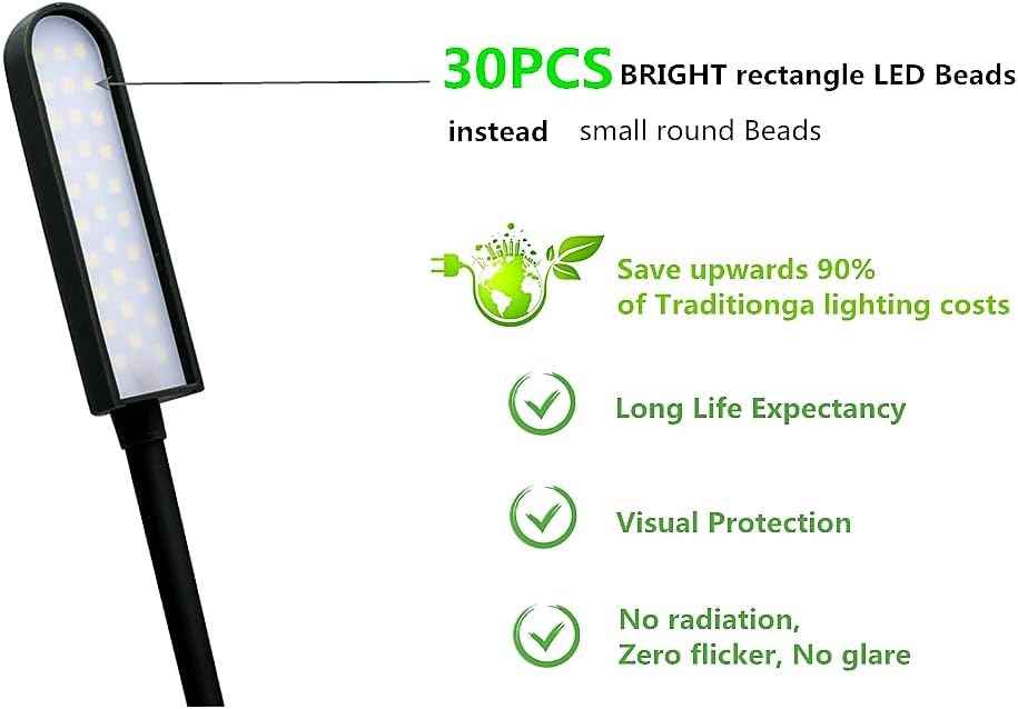 POWKER 30 LED Magnetic Light – Thoughtful Birthday Gift for Crafters, Quilters, and DIY Hobbyists