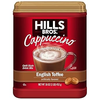 Hills Bros. Sugar Free French Vanilla Instant Cappuccino – Café-Quality Vanilla Indulgence at Home, No Espresso Bar Needed
