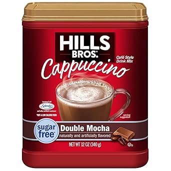 Hills Bros. Sugar Free French Vanilla Instant Cappuccino – Café-Quality Vanilla Indulgence at Home, No Espresso Bar Needed