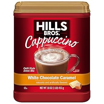 Hills Bros. Sugar Free French Vanilla Instant Cappuccino – Café-Quality Vanilla Indulgence at Home, No Espresso Bar Needed