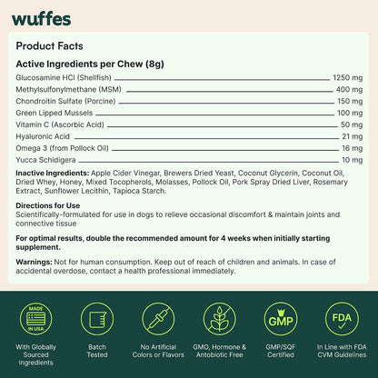 Hip and Joint Chews for Large Dogs – Daily Wellness Ritual for Senior Mobility Support