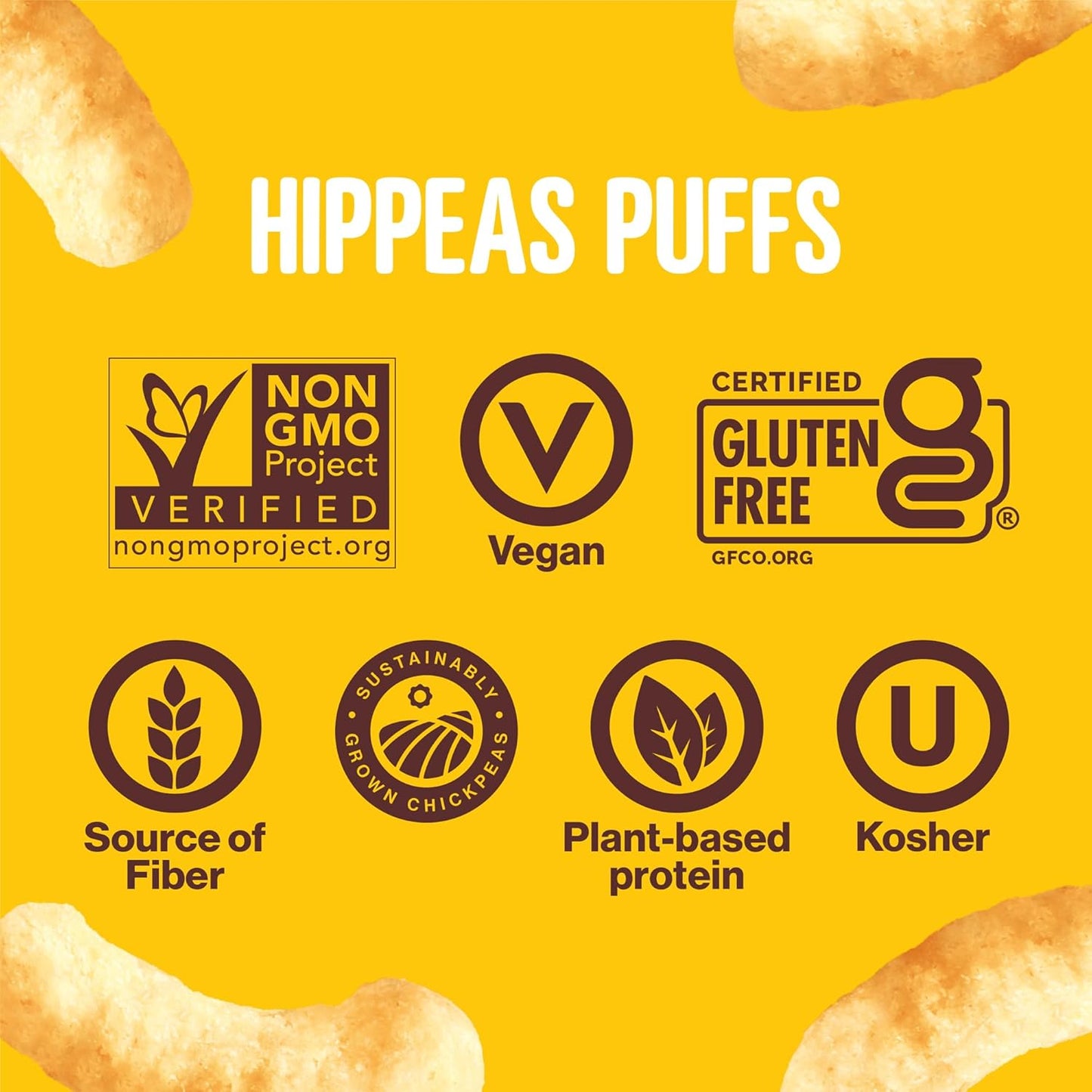 Hippeas Chickpea Puffs – Clean-Label Pantry Staple for Intentional Kitchens, Vegan White Cheddar