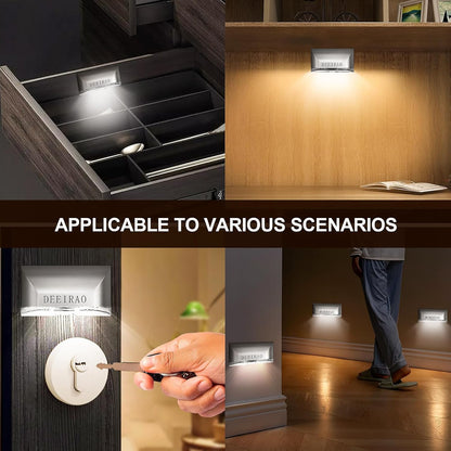 Home Keyhole Infrared PIR Wireless Auto Sensor Motion Detector LED Light Lamp – Cozy Ambient Night Light for Bedroom and Living Room