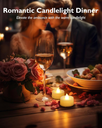 Homemory 12-Pack Flameless LED Tea Lights with Remote – Thoughtful Housewarming Gift for Women, Moms, and New Homeowners