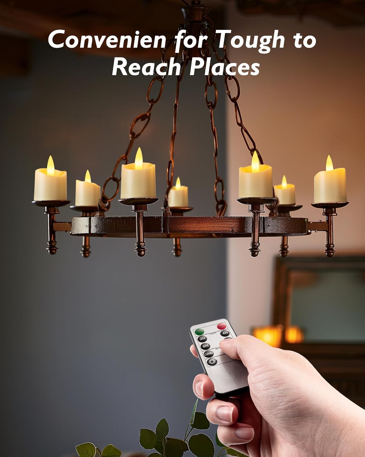 Homemory 12 Pack Remote Votive Candles – Thoughtful Housewarming Gift for Women, Mom and Newlywed Couples with Timer and Soft Flicker