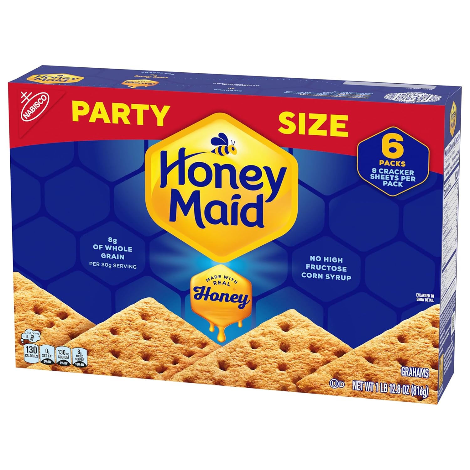 HONEY MAID Graham Crackers – Grandparent Gift Box, Sweet Snack for Grandkids