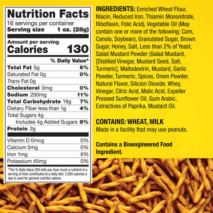 Dot's Pretzels Honey Mustard Seasoned Pretzels – Thoughtful Hostess and Housewarming Snack Gift in a 16oz Resealable Bag