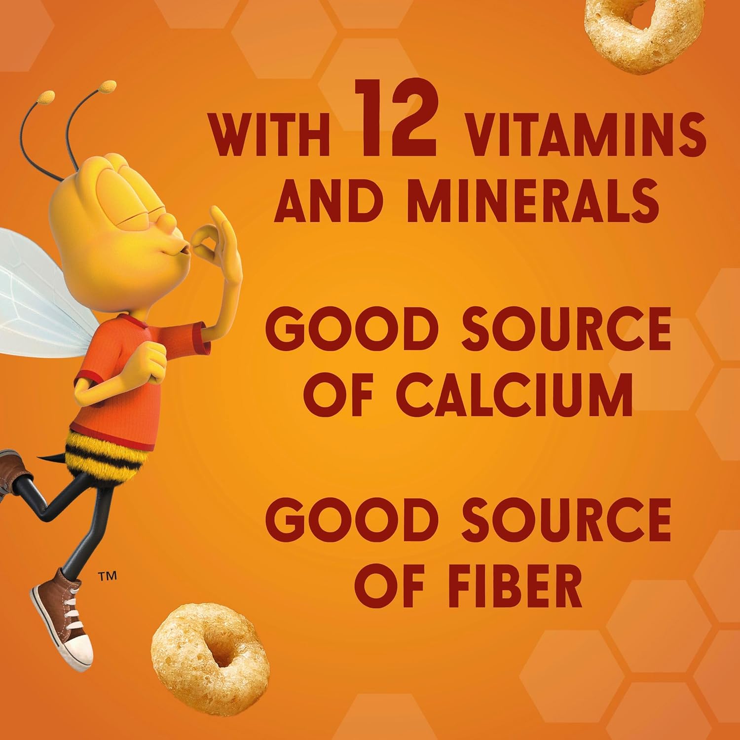 Honey Nut Cheerios, Heart Healthy Honey Almond Cereal Safe for Gluten Sensitive Kids, 27.2 oz Resealable Box