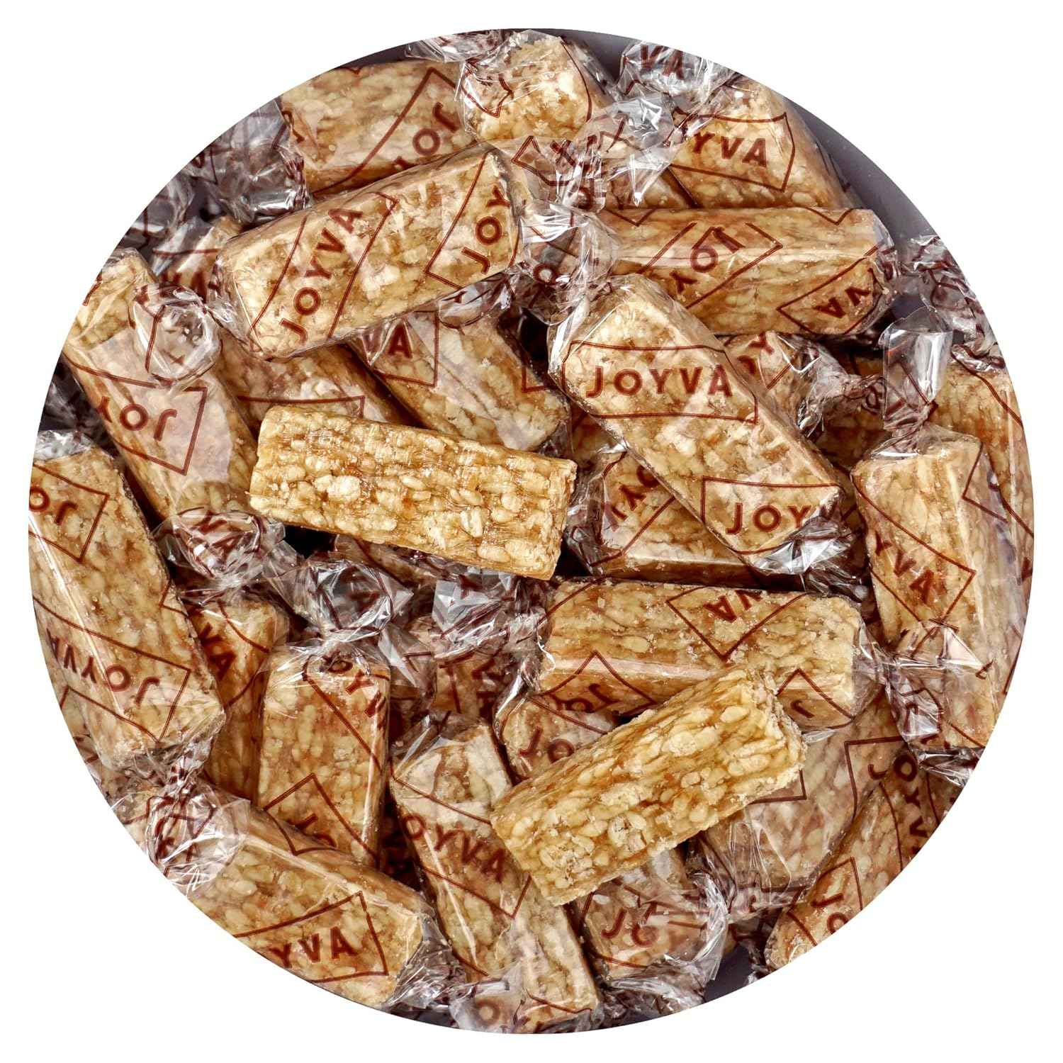 Hampton Popcorn & Candy Company Sesame Crunch Bars, 1 lb Bulk Bag – Honey Sesame Nostalgic Candy Bars for Holiday Stocking Stuffers, Hostess Gifts, and Care Packages