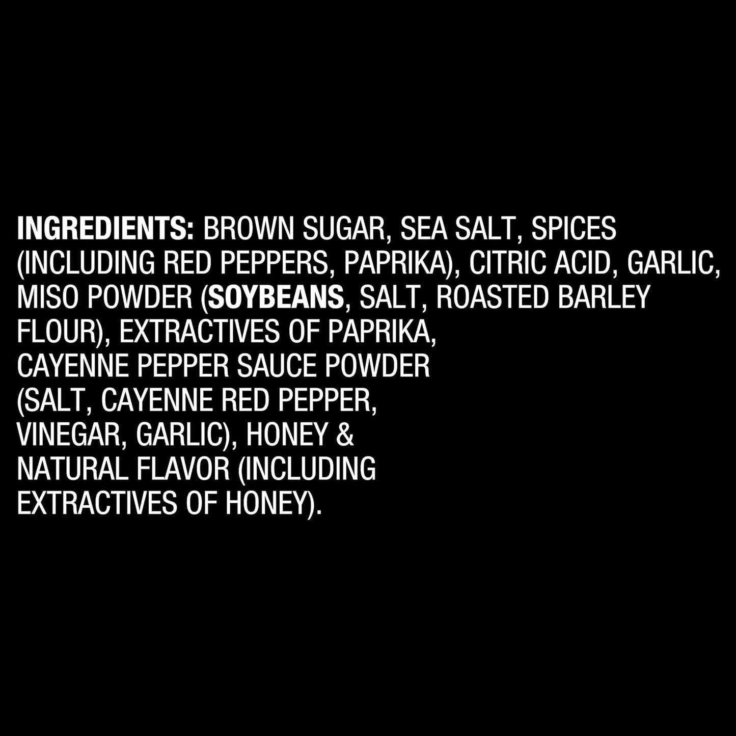 honey-sriracha flavor profile built on chili peppers, vinegar, garlic, honey, and brown sugar