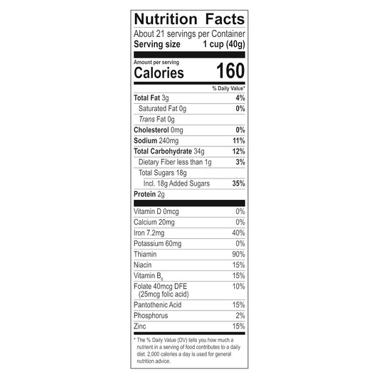 honey-sweetened flavor coating
