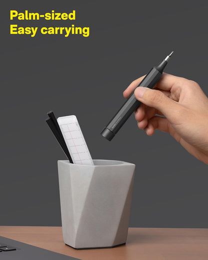 HOTO 24-in-1 Mini Screwdriver Pen – Workbench Companion for PC Builders and IT Technicians, Magnetic Precision Driver