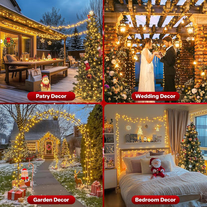 Housewarming Gift LED String Lights, 8 Mode Mini Fairy Lights with Timer for New Home Decorators