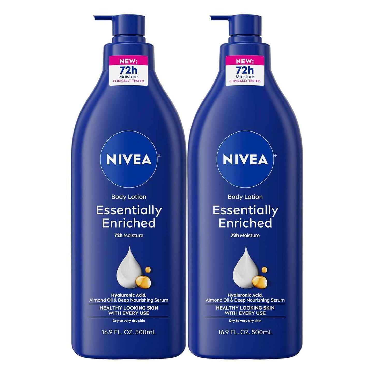 NIVEA Essentially Enriched Body Lotion for Very Dry Skin – Thoughtful Dermatologist-Tested Gift Set for Mom and Her Daily Routine