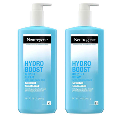Neutrogena Hydro Boost Body Gel Cream – Fragrance-Free Post-Shower Hydration Ritual for Sensitive Skin
