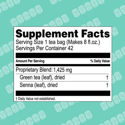 Hyleys Slim Tea 5 Flavor Assortment – Gentle All-Natural Laxative Alternative to Stimulant Diet Pills for Sensitive Users