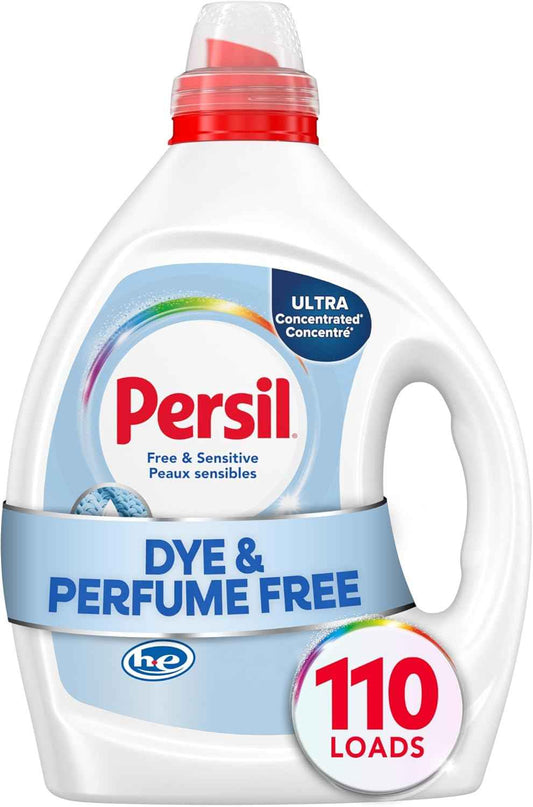 Persil Free & Sensitive Laundry Detergent – Chemical-Conscious Fragrance-Free Wash for Allergy-Safe Home Laundry