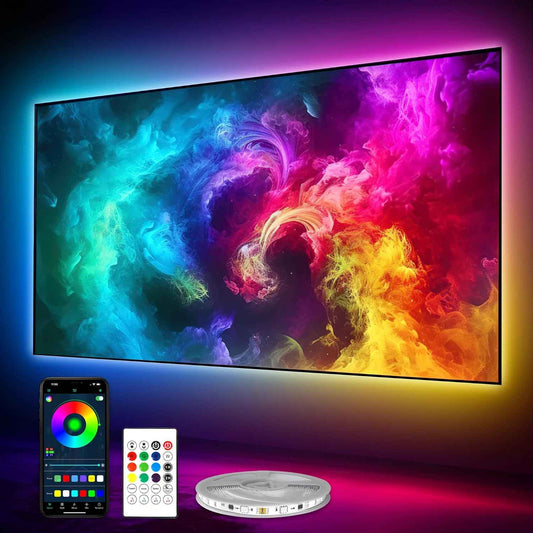 PANGTON VILLA TV LED Backlight – Thoughtful Birthday Gift for Him, Bluetooth App & Music Sync