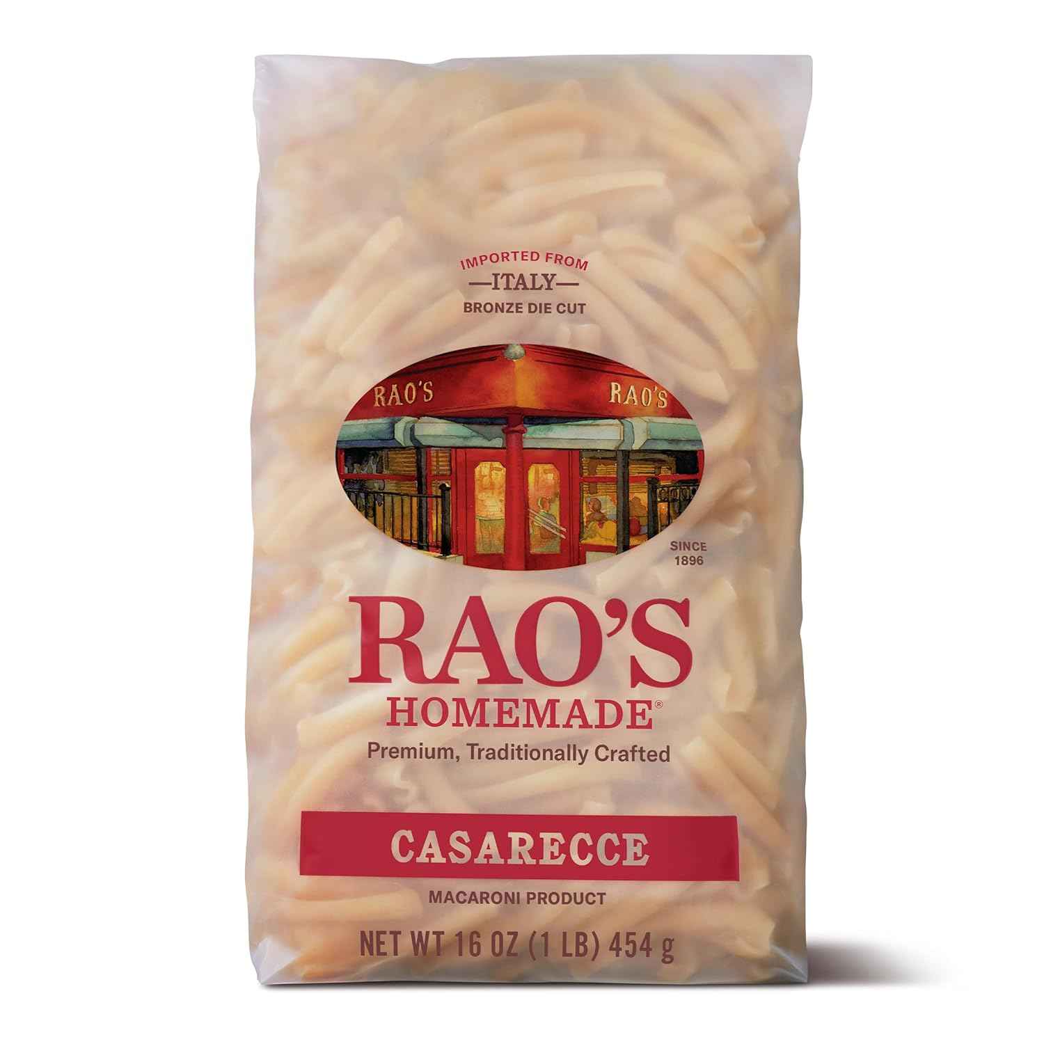Rao's Homemade Casarecce Pasta, 16oz — Gourmet Birthday and Holiday Gift for Foodies Who Love Authentic Italian Cooking