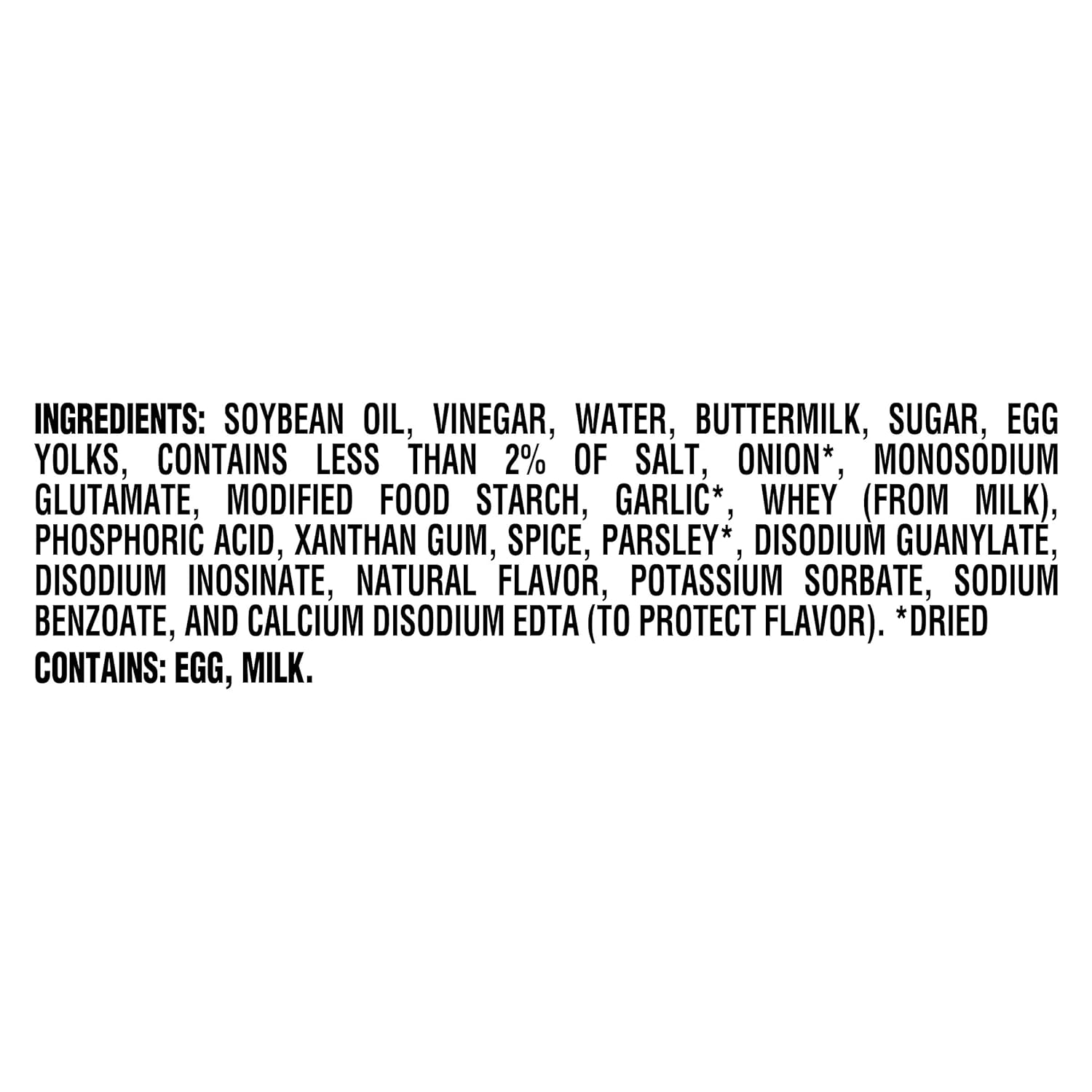 improved recipe with heightened herb and ranch flavor profile