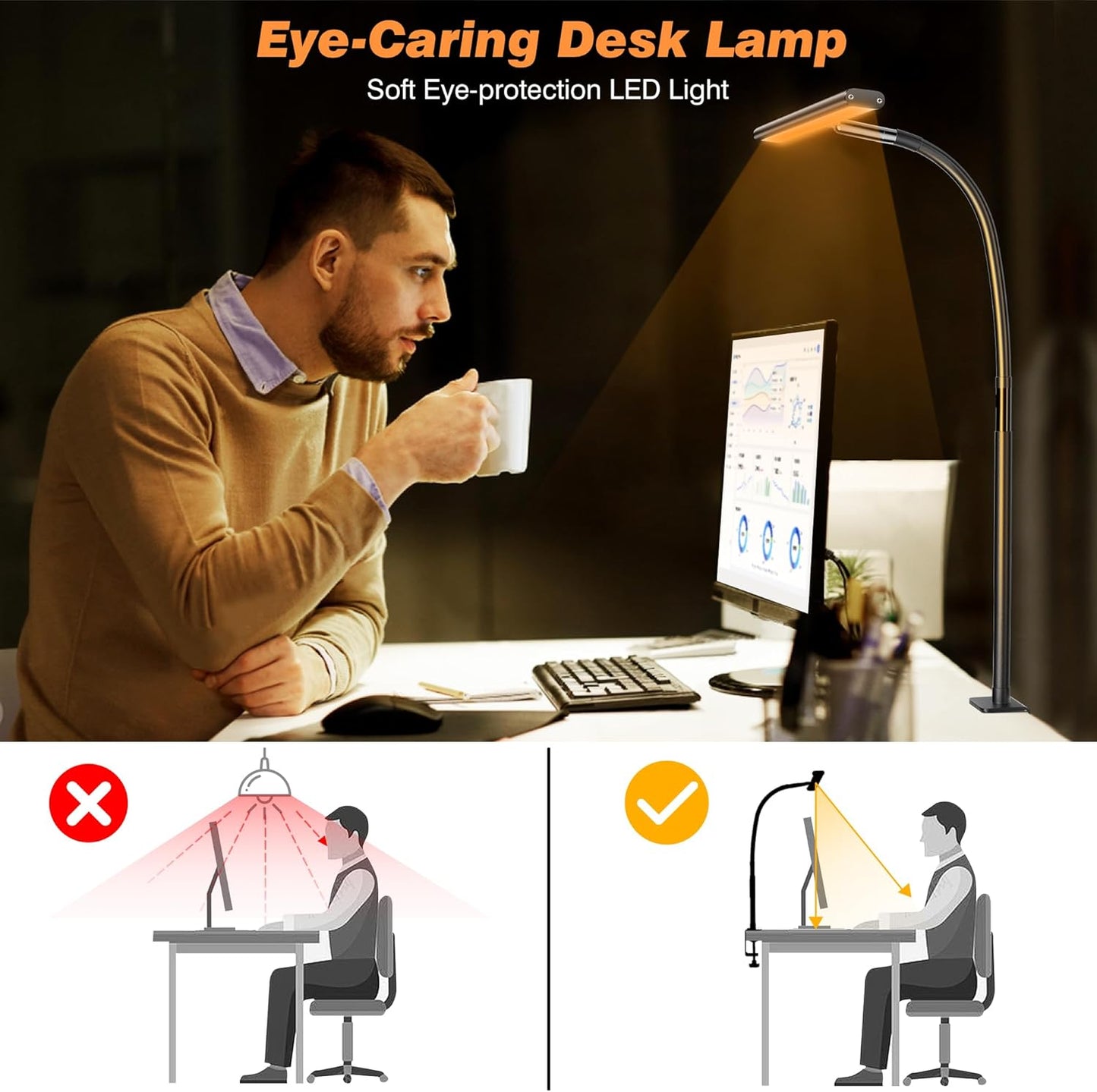 included 5v/3a usb adapter, touch control, and aluminum+abs construction for heat dissipation and 60,000-hour lifespan