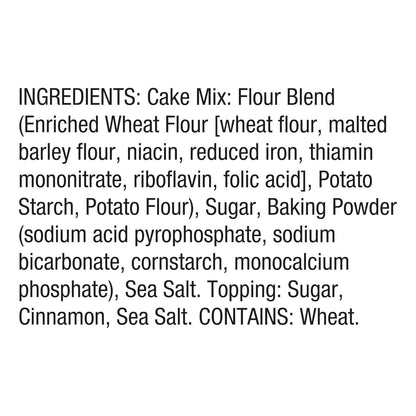 Bob's Red Mill Cinnamon Swirl Coffee Cake Mix – Clean Ingredient Pantry Essential with Three Simple Add-Ins