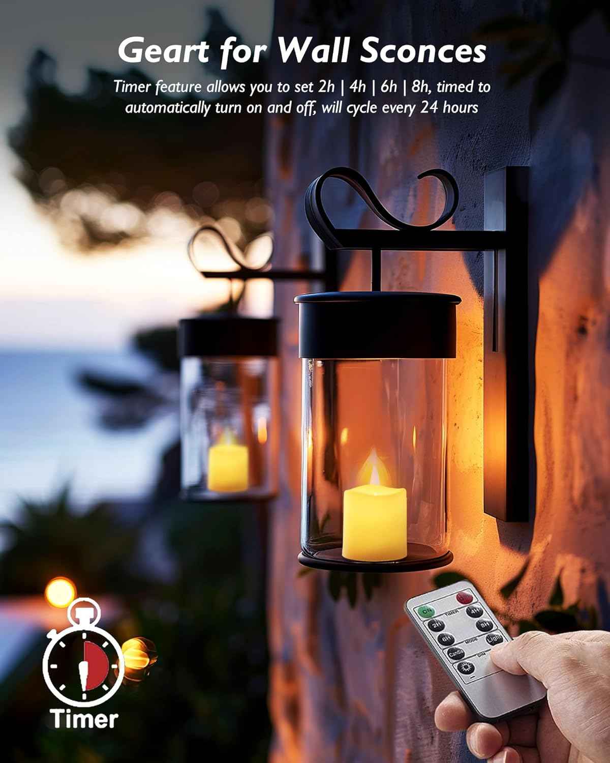 Homemory LED Votive Candles – Housewarming Gift for Her with Remote Control and Cozy Warm Glow