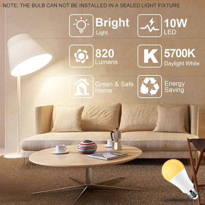 SUNNEST Color Changing Light Bulb 2-Pack – Thoughtful Housewarming Gift for Her, RGBW Mood Bulb with Remote and Timer