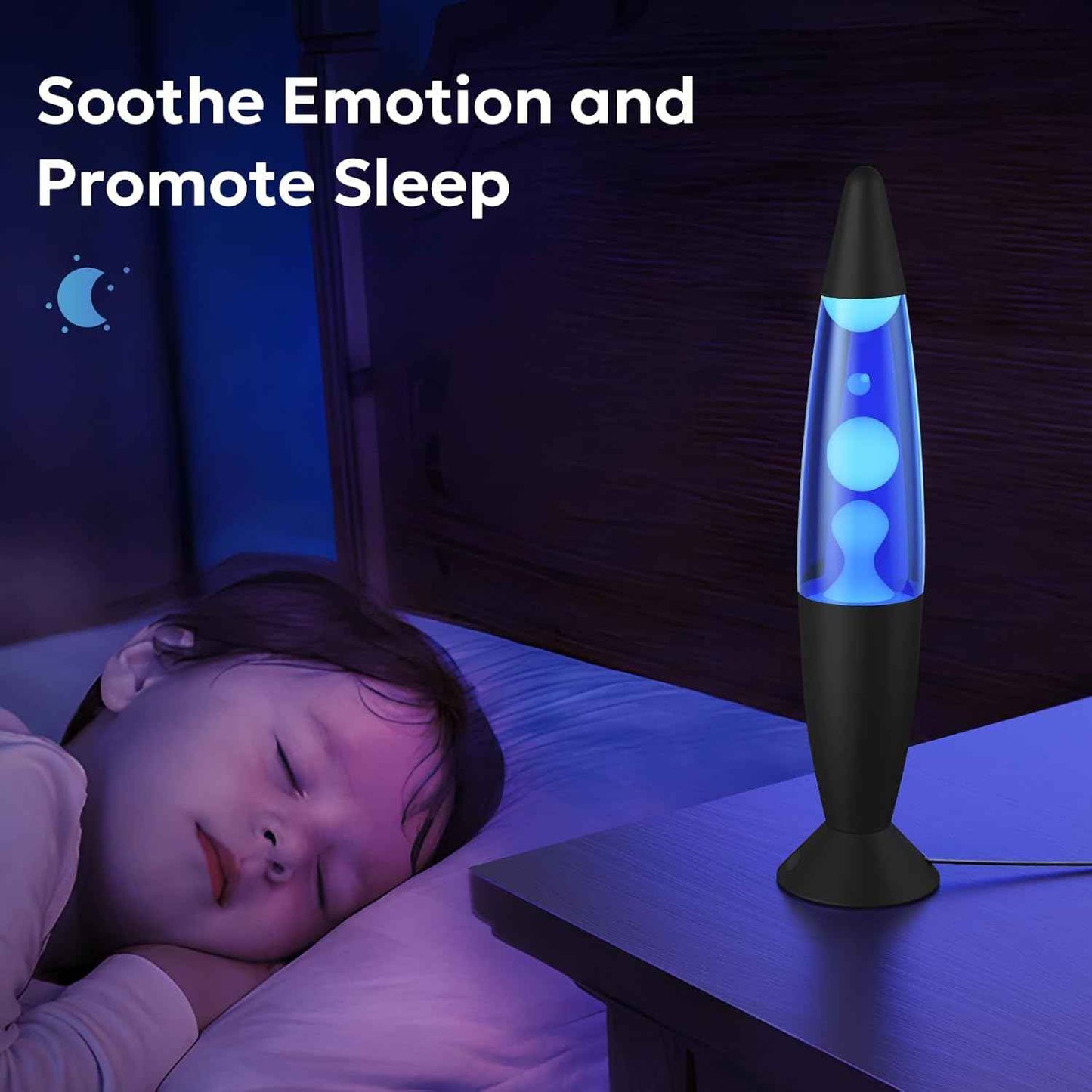 Uniclighter AuraFlow LED Motion Lamp – Cool-Running Night Light Safe for Kids' Bedrooms and Playrooms