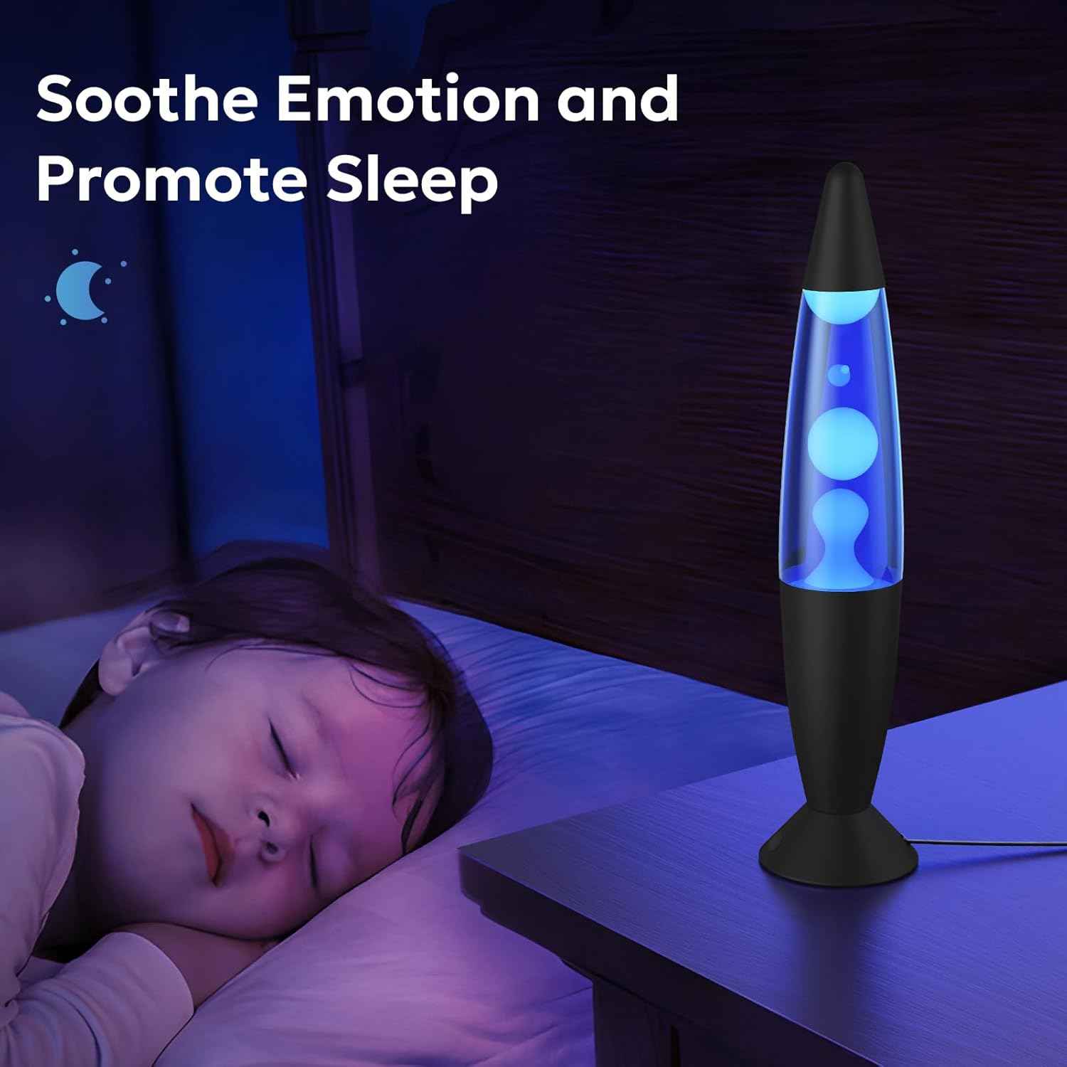 Uniclighter AuraFlow LED Motion Lamp – Cool-Running Night Light Safe for Kids' Bedrooms and Playrooms