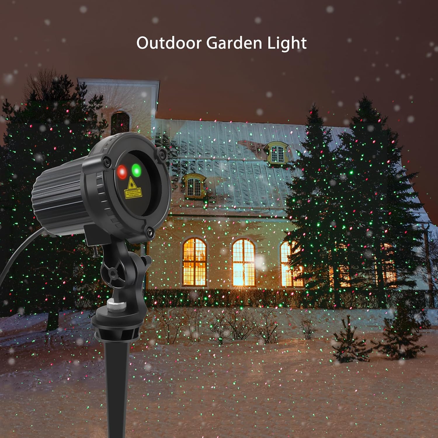 includes outdoor ground stand, indoor base, mounting bracket, and screws for plug-and-play setup
