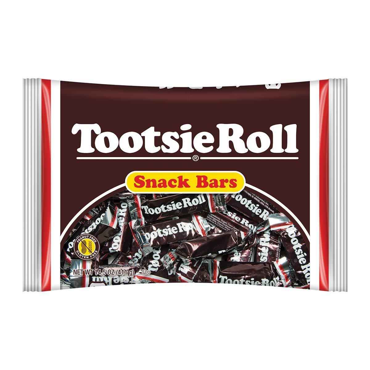 Tootsie Roll Snack Bars Nostalgic American Candy Gift Bag for Birthday Party Favors and Goody Bag Stuffers