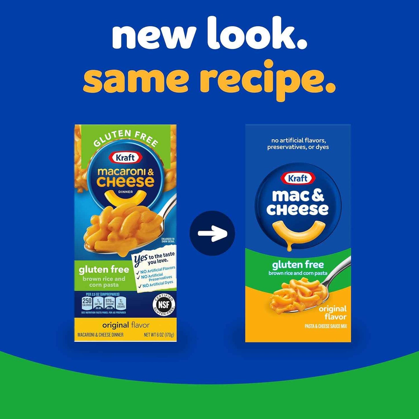 Kraft Gluten Free Mac & Cheese – Clean-Label Comfort Food with No Artificial Dyes, 6 oz