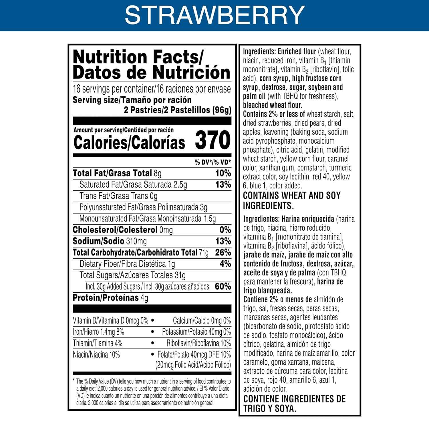 Pop-Tarts Frosted Strawberry Toaster Pastries 32ct – Quick Office Breakfast Snack for Busy Workdays