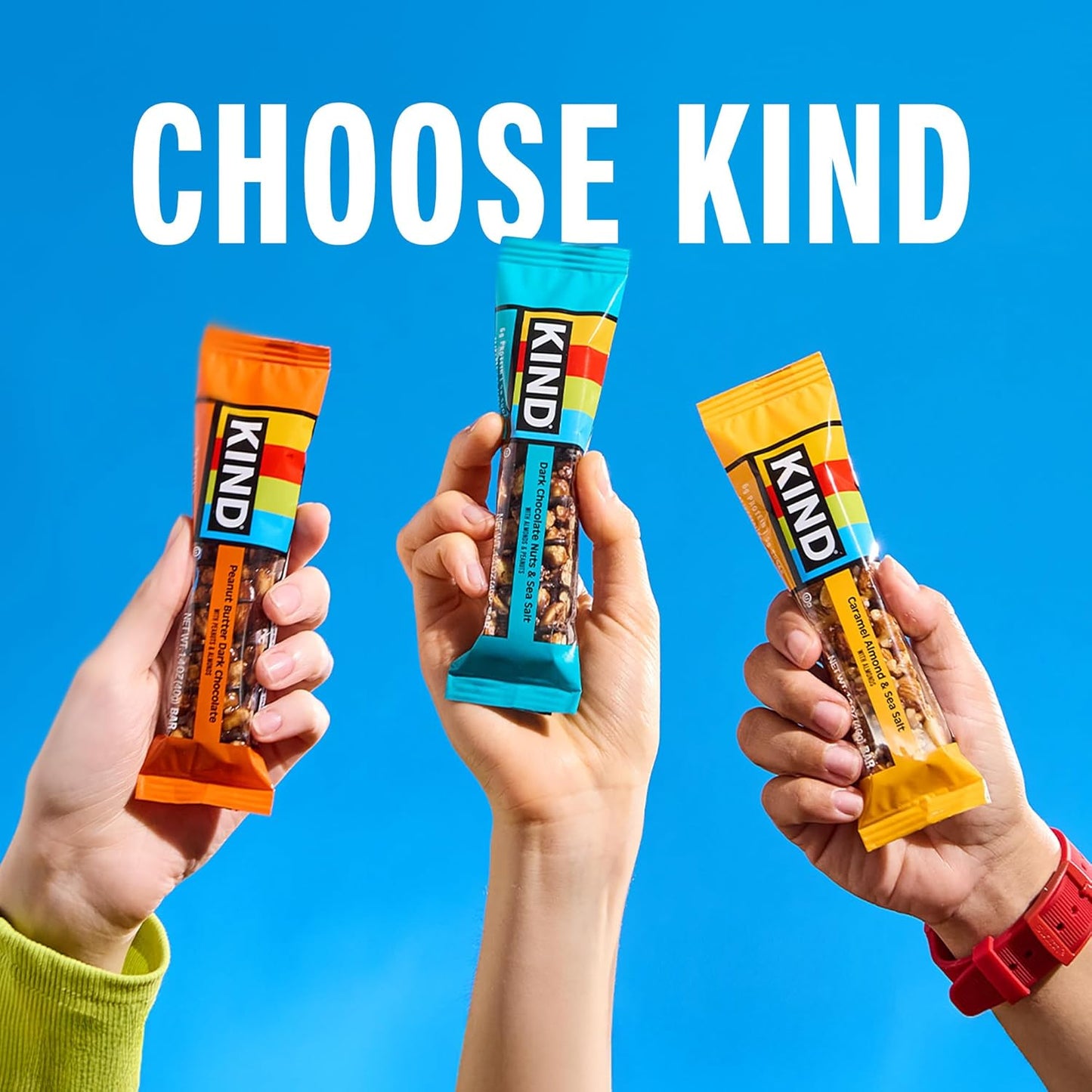 individually wrapped 1.4 oz bars in a 6-count pack
