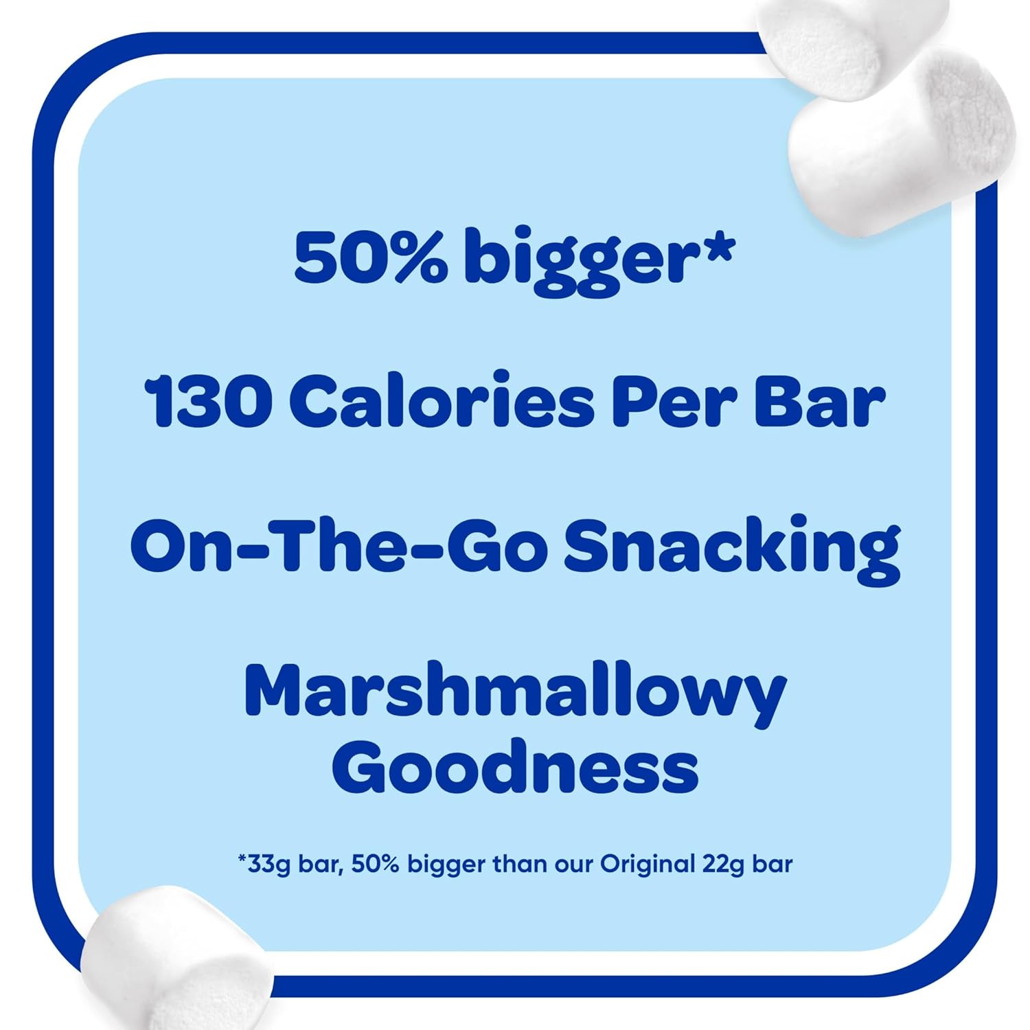 individually wrapped bars designed for lunchbox packing and travel