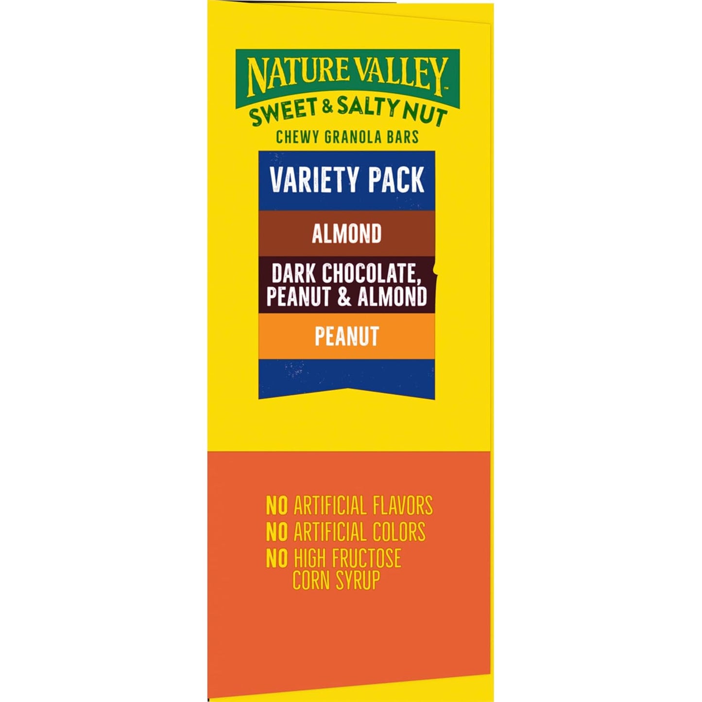 individually wrapped bars in a single 18 oz cardboard box for pantry storage