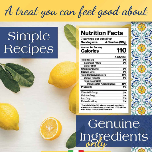Perle di Sole Amalfi Coast P.G.I. Lemon Drops – Imported Gourmet Candy for the Curated Pantry