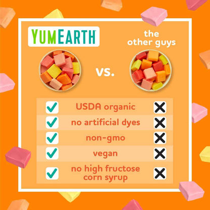 YumEarth Organic Chewys No High Fructose Corn Syrup Candy – Better for You Fruit Chew Swap
