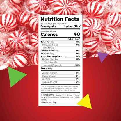 Peppermint Hard Candy – Fresh Breath Mints for Purse, Desk Drawer, and On-the-Go Confidence
