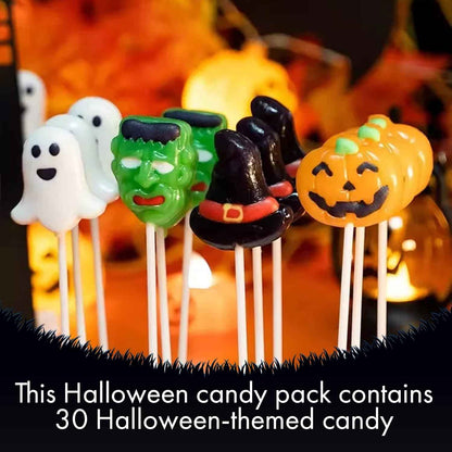 Fusion Select Halloween Character Lollipops – Parent-Approved Trick or Treat Sweets for School Goody Bags & Birthday Favors